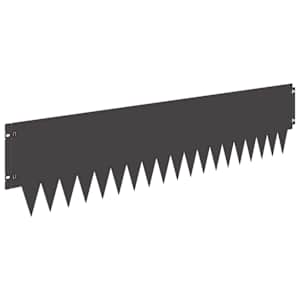 Okraj trávníku 10 pcs 103 x 25 cm kov Černá - obrázek 6