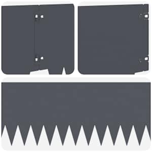 Okraj trávníku 10 pcs 103 x 25 cm kov Antracitová - obrázek 7