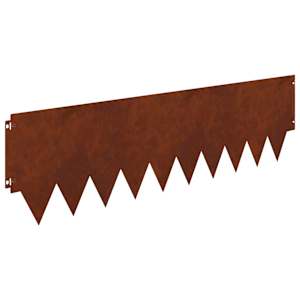 vidaXL Murupiire 20 tk 103 x 30 cm Teras Rooste