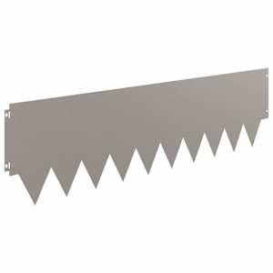 Okraj trávníku 20 pcs 103 x 30 cm kov Rezavá - obrázek 5