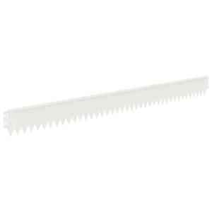 Okraj trávníku 10 pcs 103 x 10 cm Ocel Bílá - obrázek 6