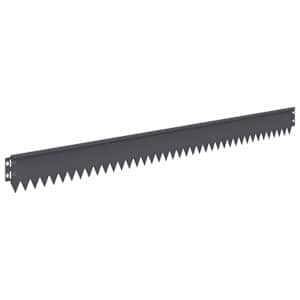 Okraj trávníku 10 pcs 103 x 10 cm Ocel Antracitová - obrázek 6