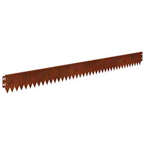 Okraj trávníku 10 pcs 103 x 10 cm Ocel Rezavá - obrázek 7