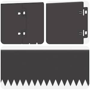 Okraj trávníku 10 pcs 103 x 15 cm Ocel Černá - obrázek 7