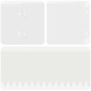 Okraj trávníku 10 pcs 103 x 15 cm Ocel Bílá - obrázek 7