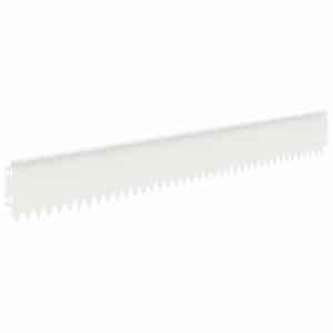 Okraj trávníku 10 pcs 103 x 15 cm Ocel Bílá - obrázek 6