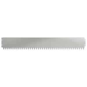 Okraj trávníku 10 pcs 103 x 15 cm Ocel Stříbrná - obrázek 5