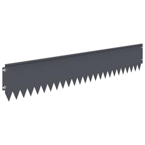 Okraj trávníku 10 pcs 103 x 20 cm Ocel Antracitová - obrázek 6