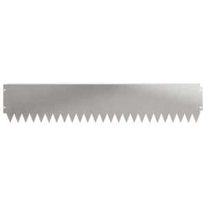 Okraj trávníku 10 pcs 103 x 20 cm Ocel Stříbrná - obrázek 5