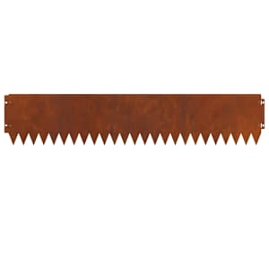 Okraj trávníku 10 pcs 103 x 20 cm Ocel Rezavá - obrázek 6