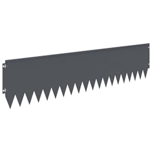 Okraj trávníku 10 pcs 103 x 25 cm Ocel Antracitová - obrázek 6