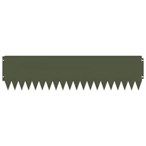Okraj trávníku 10 pcs 103 x 25 cm Ocel Olivově zelená - obrázek 5