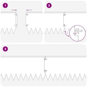Okraj trávníku 10 pcs 103 x 25 cm Ocel Stříbrná - obrázek 8