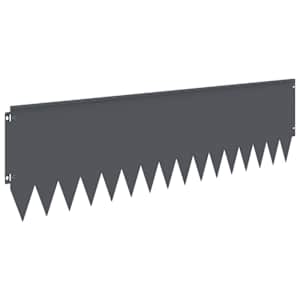 Okraj trávníku 10 pcs 103 x 30 cm Ocel Antracitová - obrázek 6