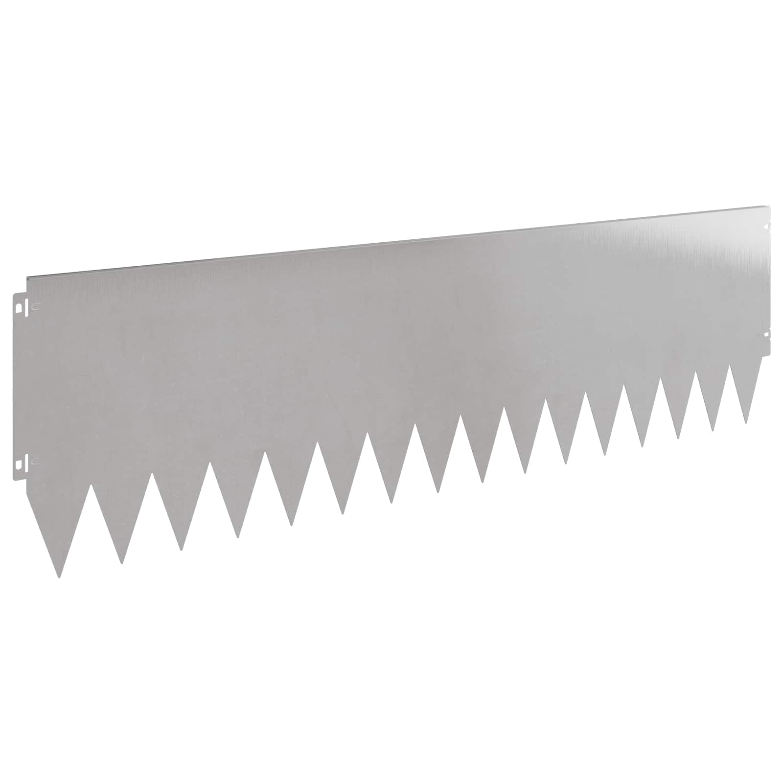 vidaXL Robovi trave 10 pcs 103 x 30 cm Jeklo Srebrna - slika 6
