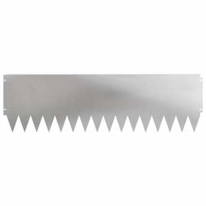 Okraj trávníku 10 pcs 103 x 30 cm Ocel Stříbrná - obrázek 5