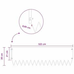 Okraj trávníku 10 pcs 103 x 30 cm Ocel Stříbrná - obrázek 9