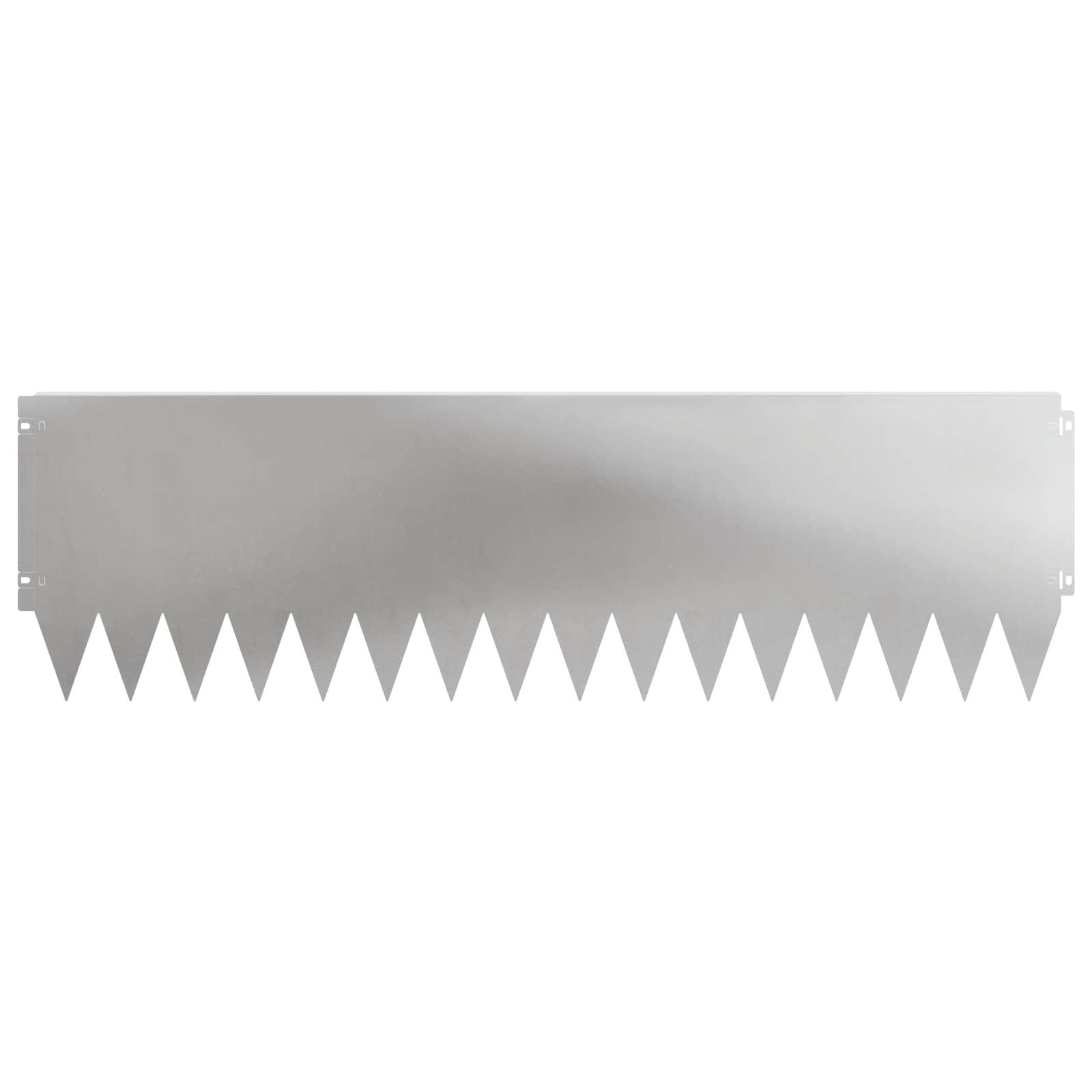 vidaXL Robovi trave 20 pcs 103 x 30 cm Jeklo Srebrna - slika 5