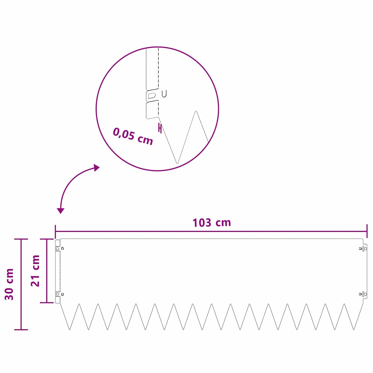 Plænekant 103 x Stål - Billede 10