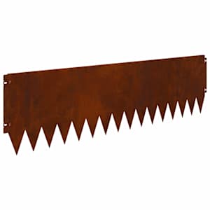 vidaXL Murupiire 20 tk 103 x 30 cm Teras Rooste