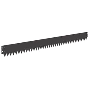 Okraj trávníku 10 pcs 103 x 10 cm Ocel Černá - obrázek 6