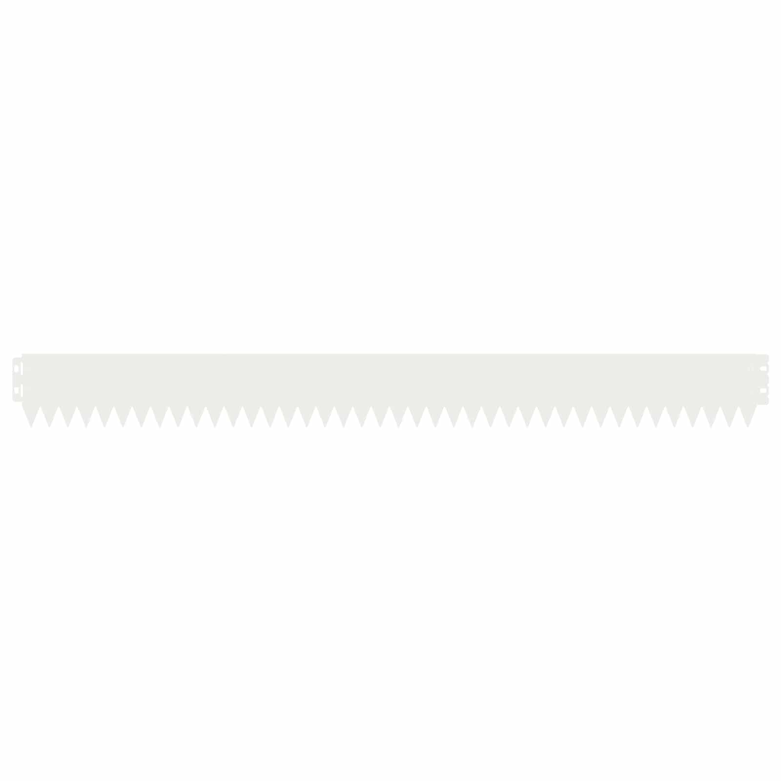 vidaXL Robovi trave 50 pcs 103 x 10 cm Jeklo Bela - slika 5