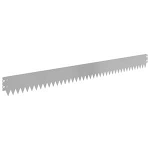 Okraj trávníku 10 pcs 103 x 10 cm Ocel Stříbrná - obrázek 6