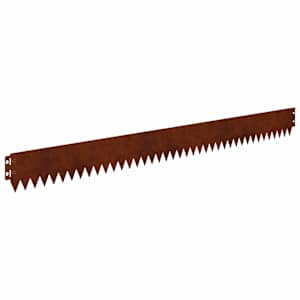 vidaXL Murupiire 30 tk 103 x 10 cm Teras Rooste