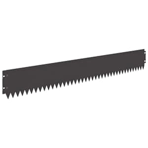 Okraj trávníku 10 pcs 103 x 15 cm Ocel Černá - obrázek 6