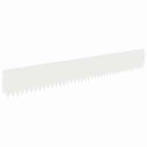 Okraj trávníku 10 pcs 103 x 15 cm Ocel Bílá - obrázek 6
