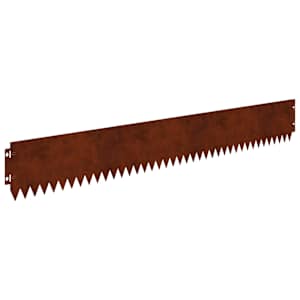 vidaXL Murupiire 10 tk 103 x 15 cm Teras Rooste