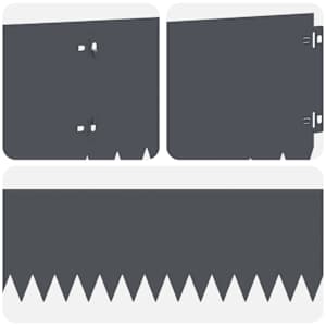 Okraj trávníku 10 pcs 103 x 20 cm Ocel Antracitová - obrázek 7