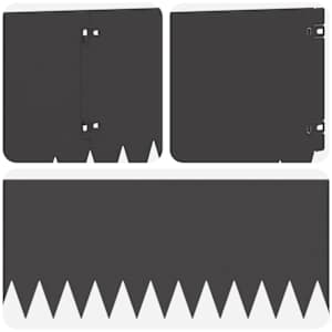 Okraj trávníku 10 pcs 103 x 25 cm Ocel Černá - obrázek 7