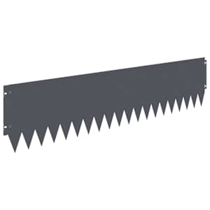 Okraj trávníku 10 pcs 103 x 25 cm Ocel Antracitová - obrázek 6