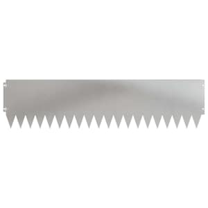 Okraj trávníku 10 pcs 103 x 25 cm Ocel Stříbrná - obrázek 5