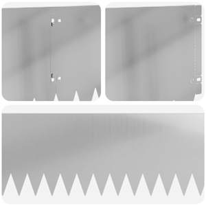 Okraj trávníku 10 pcs 103 x 25 cm Ocel Stříbrná - obrázek 7