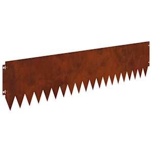 vidaXL Murupiire 20 tk 103 x 25 cm Teras Rooste
