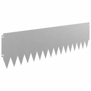 Okraj trávníku 10 pcs 103 x 30 cm Ocel Rezavá - obrázek 5