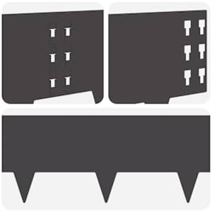 Okraj trávníku 10 pcs 100 x 25 cm Ocel Černá - obrázek 7