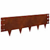 vidaXL Murupiire 30 tk 100 x 30 cm Teras Rooste