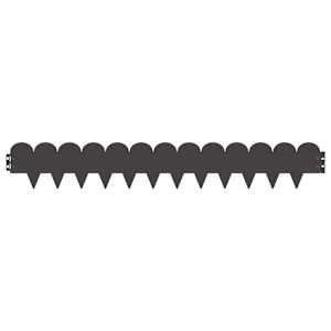 Okraj trávníku 10 pcs 103 x 15 cm Ocel Černá - obrázek 5