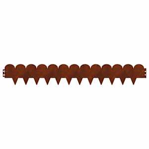 Okraj trávníku 10 pcs 103 x 15 cm Ocel Rezavá - obrázek 6