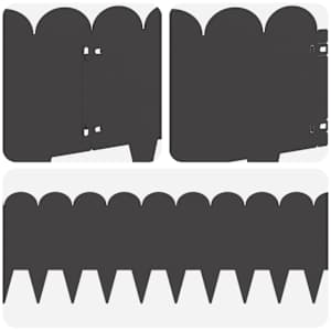 Okraj trávníku 10 pcs 103 x 25 cm Ocel Černá - obrázek 7