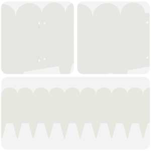 Okraj trávníku 10 pcs 103 x 25 cm Ocel Bílá - obrázek 7