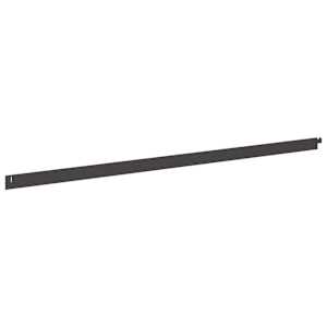 Okraj trávníku 10 pcs 102 x 4 x 4 cm Ocel Černá - obrázek 6