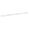 vidaXL Murupiire 10 tk 102 x 4 x 4 cm Teras Valge