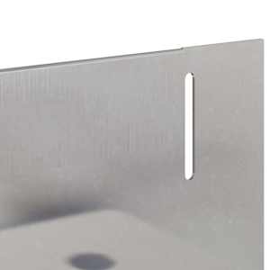 Okraj trávníku 10 pcs 102 x 4 x 4 cm Ocel Stříbrná - obrázek 7