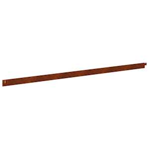 Okraj trávníku 10 pcs 102 x 4 x 4 cm Ocel Rezavá - obrázek 7