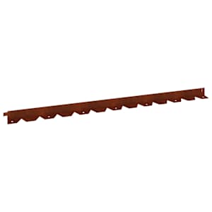 vidaXL Murupiire 20 tk 102 x 4 x 4 cm Teras Rooste
