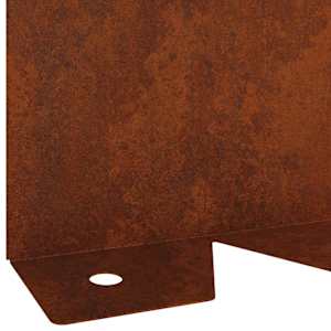 Okraj trávníku 10 pcs 102 x 10 x 4 cm Ocel Rezavá - obrázek 9